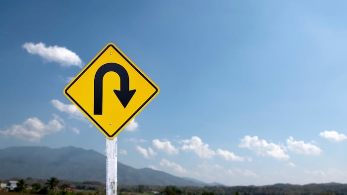 U-Turn Sign